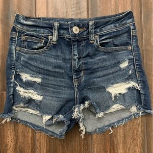 American Eagle Jean high waisted shorts